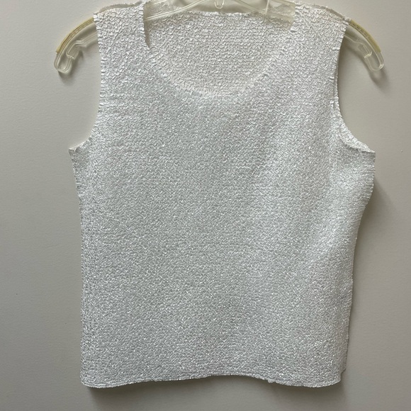 Vintage 2 piece ribbon knit sweater and shell - Picture 6 of 11